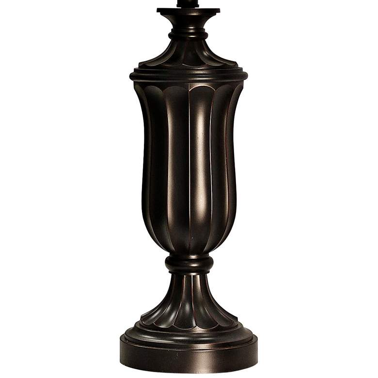 Image 3 Traditional Vase 31" Beige Shade Faux Wood Table Lamps Set of 2 more views