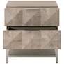 4_Traditions Atlas 23 3/4" Wide Natural Gray Modern Nightstands Set of 2 more views
