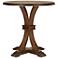 Traditions Devon Rustic Java Round Bar Height Dining Table