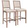Traditions Dexter 30" Stone Wash Barstool Set of 2