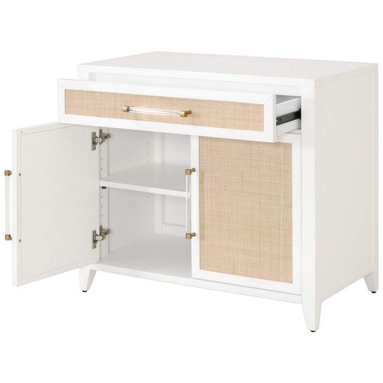 Image 6 Traditions Holland 34" Wide Matte White 2-Door Accent Chest more views