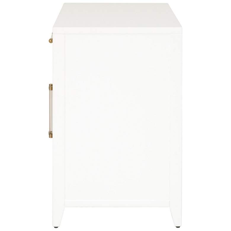Image 7 Traditions Holland 34" Wide Matte White 2-Door Accent Chest more views