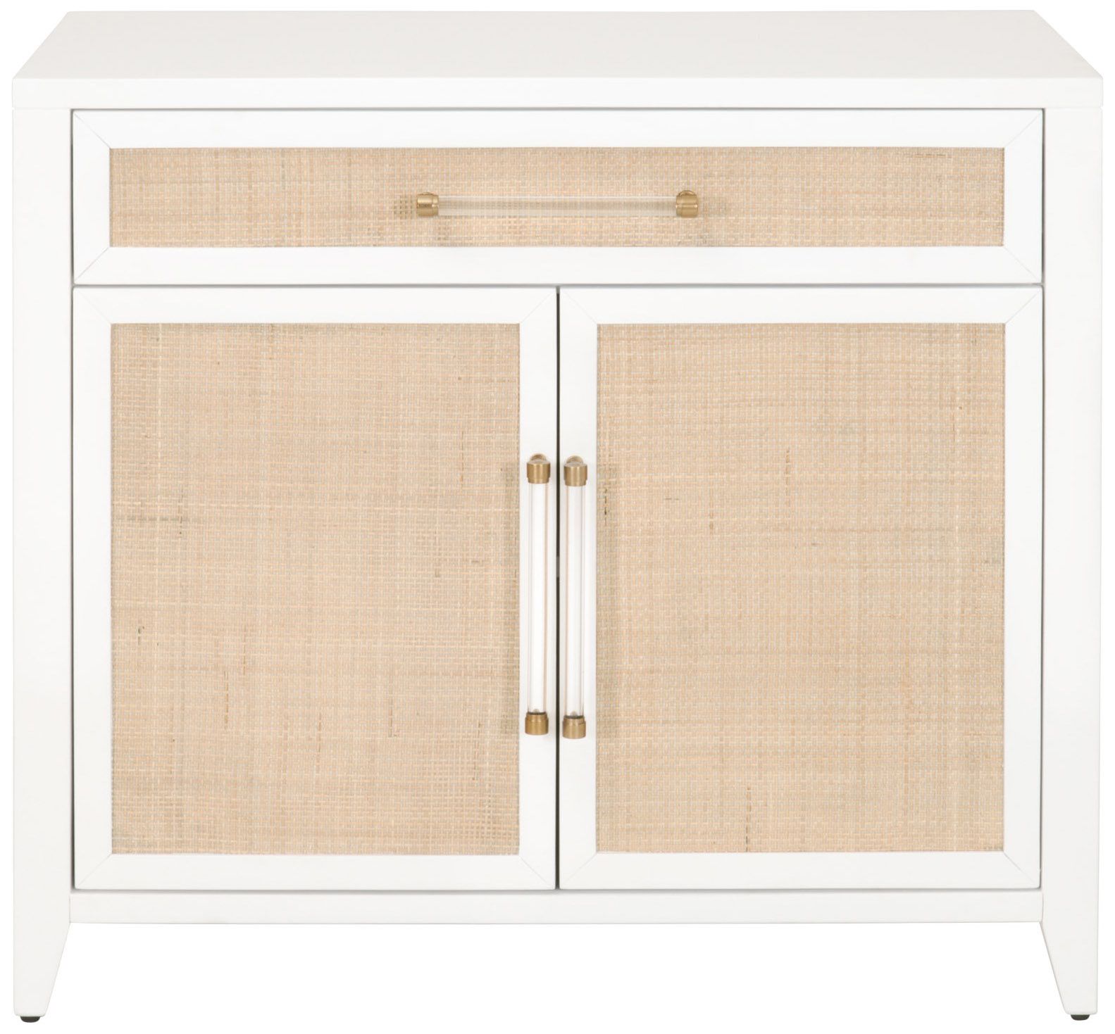 Traditions Holland 34" Wide Matte White 2-Door Accent Chest