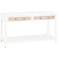 Traditions Holland 54"W Matte White 2-Drawer Console Table