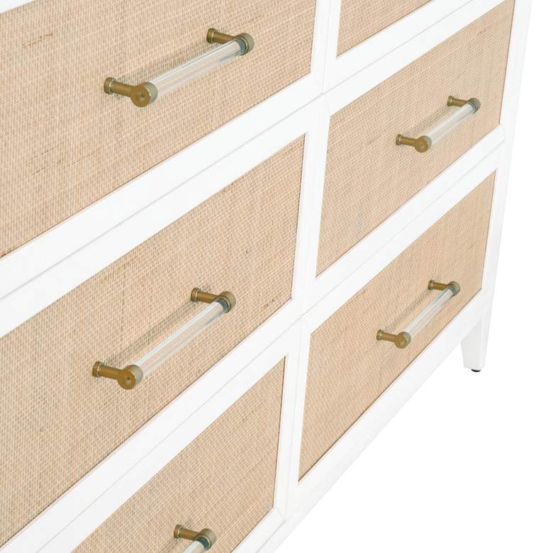Image 2 Traditions Holland 67 1/2"W White 6-Drawer Double Dresser more views