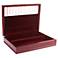 Traditions Mahogany Wood 150-Piece Flatware Chest