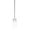 Trae 5"W Brushed Nickel Frosted Clear Glossy Mini Pendant