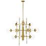 1_Traiton 48" 3 Tier Chandelier Gold