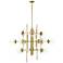Traiton 48" 3 Tier Chandelier Gold