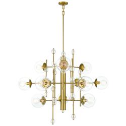 Traiton 48" 3 Tier Chandelier  Gold