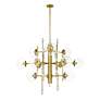 2_Traiton 48" 3 Tier Chandelier Gold more views