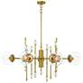 1_Traiton 48" Chandelier Gold