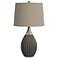 Tram 29" Transitional Styled Silver Table Lamp