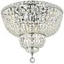 1_Tranquil 10 Lt Chrome Flush Mount Clear