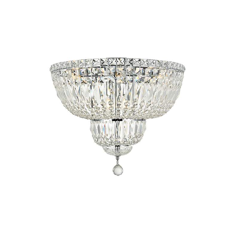 Image 2 Tranquil 10 Lt Chrome Flush Mount Clear more views