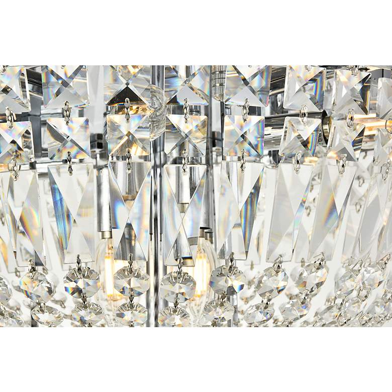 Image 3 Tranquil 10 Lt Chrome Flush Mount Clear more views