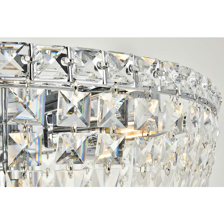 Image 4 Tranquil 10 Lt Chrome Flush Mount Clear more views