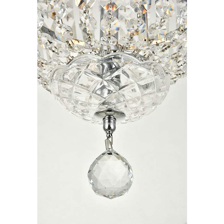 Image 6 Tranquil 10 Lt Chrome Flush Mount Clear more views