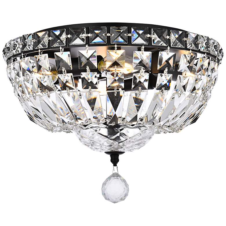 Image 3 Tranquil 12" Wide Black Ceiling Light