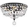 3_Tranquil 12" Wide Black Ceiling Light