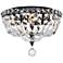Tranquil 12" Wide Black Ceiling Light
