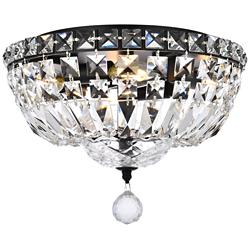 Tranquil 12" Wide Black Ceiling Light