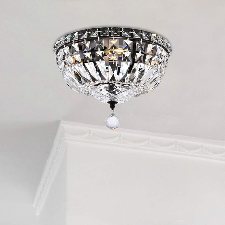 Image 2 Tranquil 12" Wide Black Ceiling Light