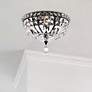 2_Tranquil 12" Wide Black Ceiling Light