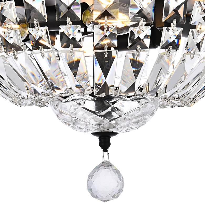 Image 4 Tranquil 12" Wide Black Ceiling Light more views