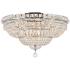 Tranquil 12 Lt Chrome Flush Mount Clear