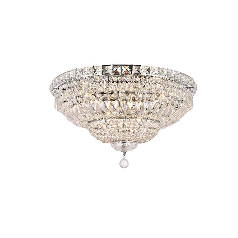 Image 4 Tranquil 12 Lt Chrome Flush Mount Clear more views