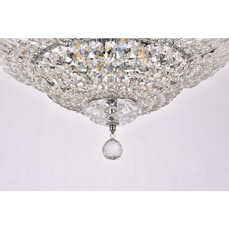 Image 5 Tranquil 12 Lt Chrome Flush Mount Clear more views