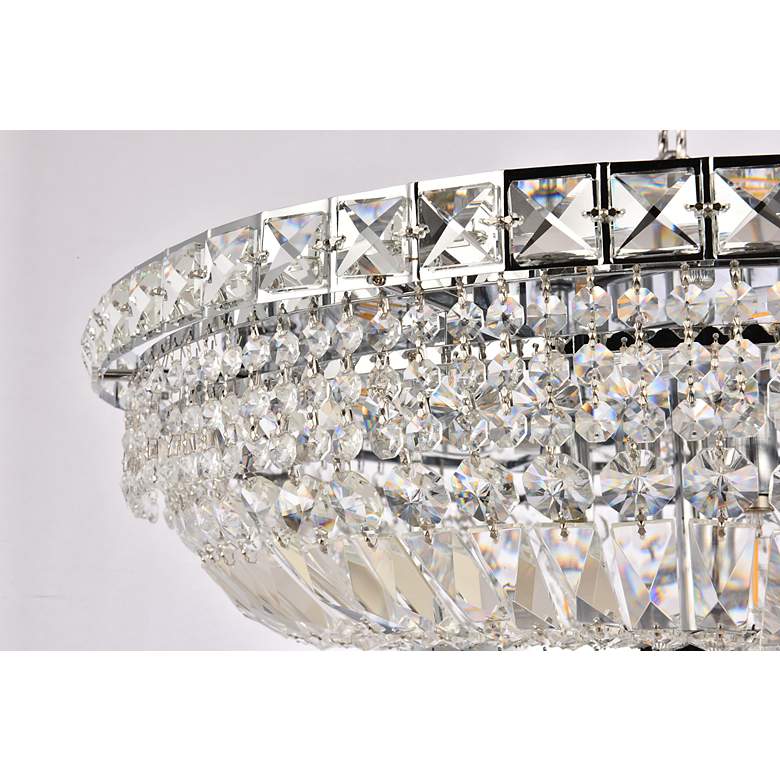 Image 6 Tranquil 12 Lt Chrome Flush Mount Clear more views