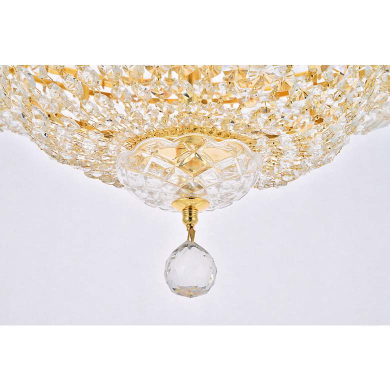 Image 6 Tranquil 12 Lt Gold Flush Mount Clear more views
