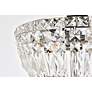 7_Tranquil 14" Wide Chrome and Clear Crystal Ceiling Light more views