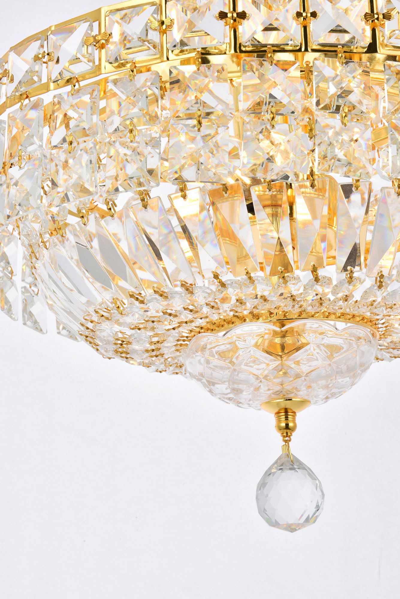Image 5 Tranquil 14" Wide Gold and Crystal 6-Light Chandelier more views