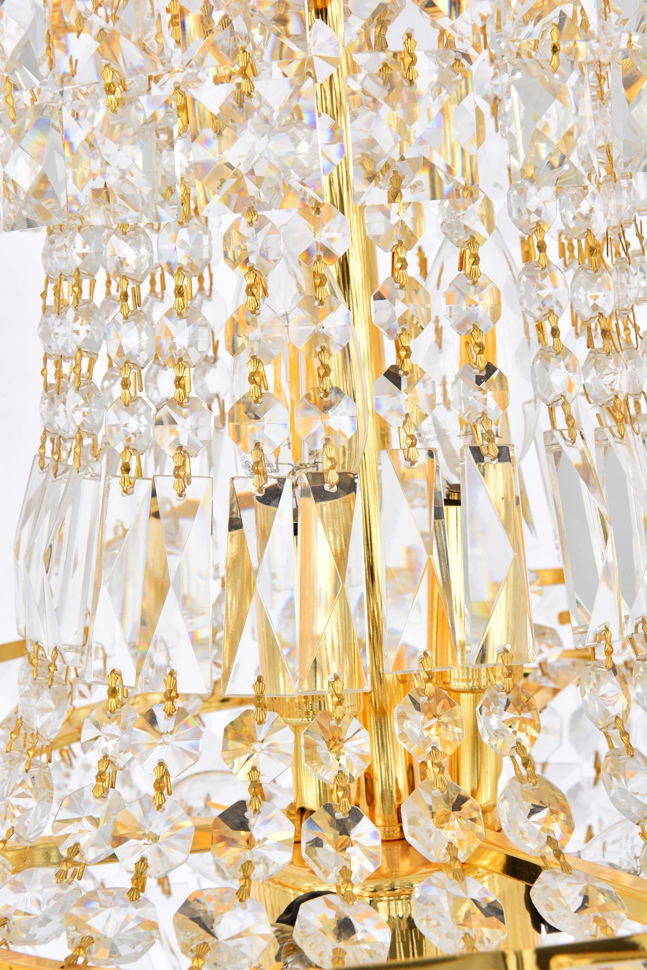 Image 7 Tranquil 14" Wide Gold and Crystal 6-Light Chandelier more views