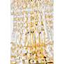 7_Tranquil 14" Wide Gold and Crystal 6-Light Chandelier more views