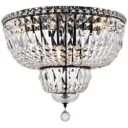 Tranquil 20" Black Flush Mount