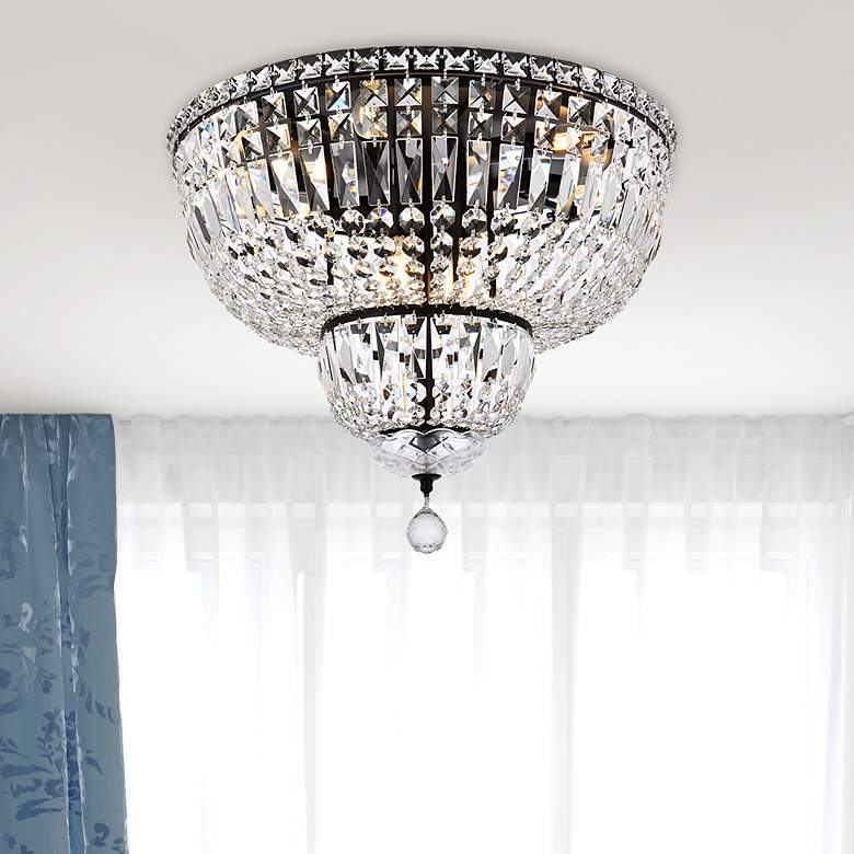Image 1 Tranquil 20" Black Flush Mount