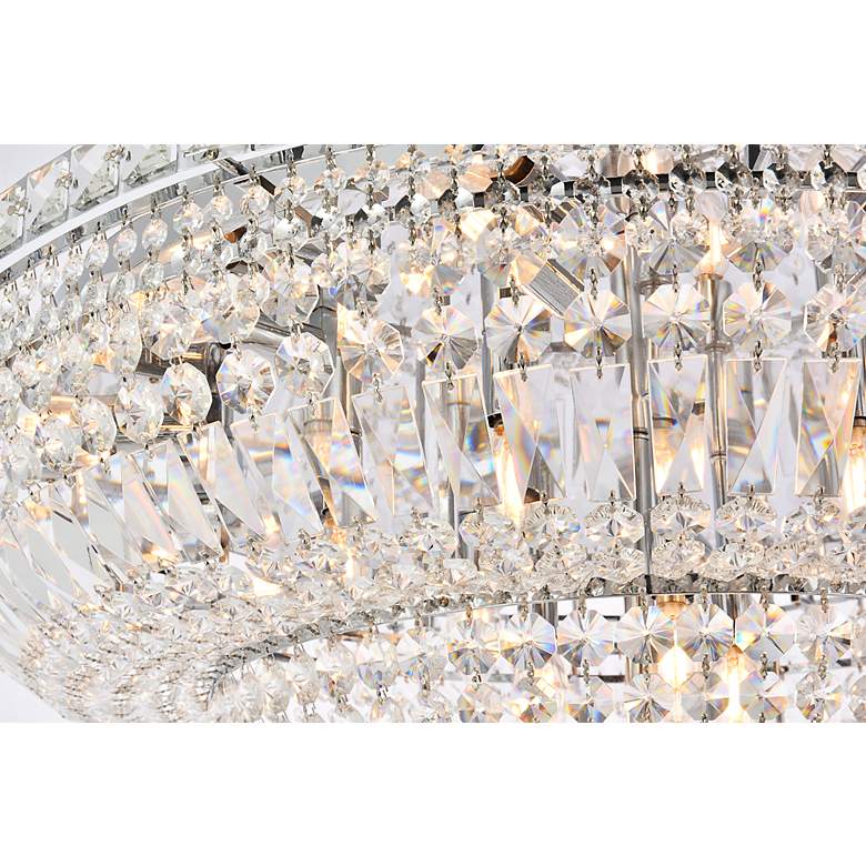 Image 6 Tranquil 21 Lt Chrome Flush Mount Clear more views