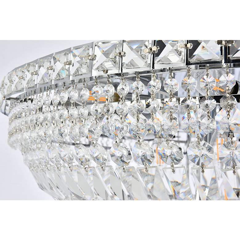 Image 7 Tranquil 21 Lt Chrome Flush Mount Clear more views
