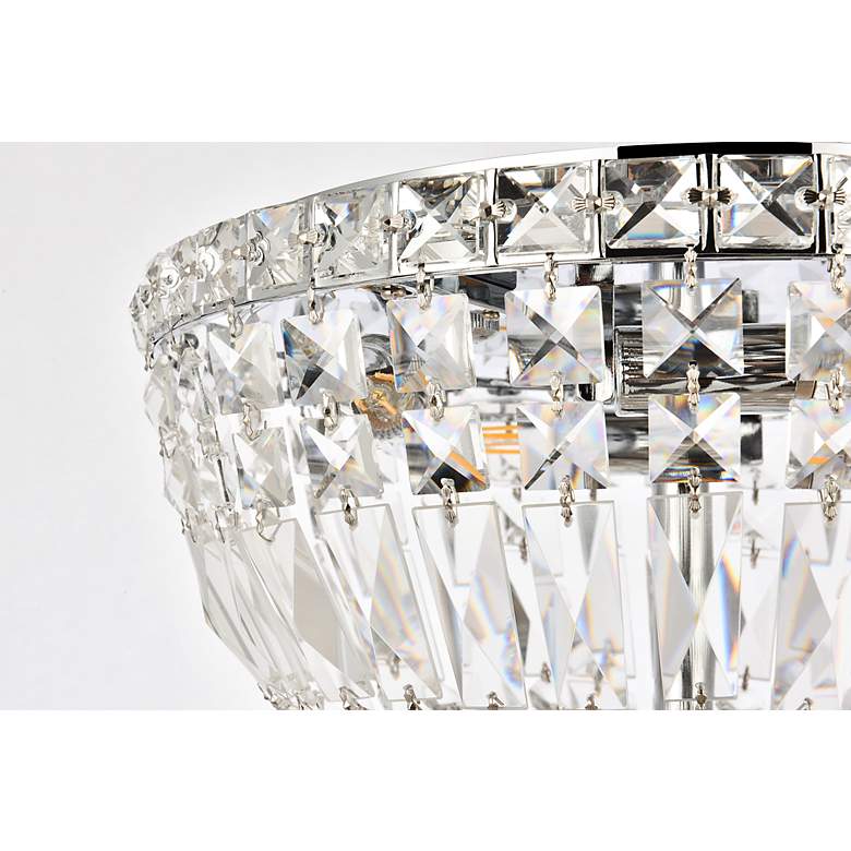 Image 6 Tranquil 4 Lt Chrome Flush Mount Clear more views