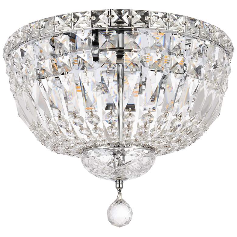 Image 7 Tranquil 4 Lt Chrome Flush Mount Clear more views