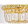 Thumbnail4 of Tranquil 4 Lt Gold Flush Mount Clear more views