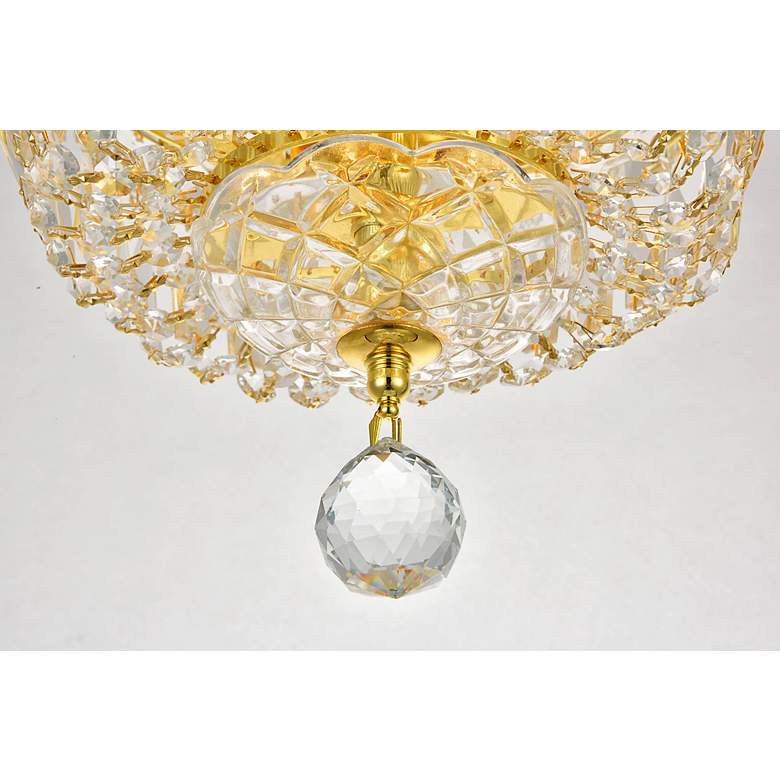 Image 6 Tranquil 4 Lt Gold Flush Mount Clear more views