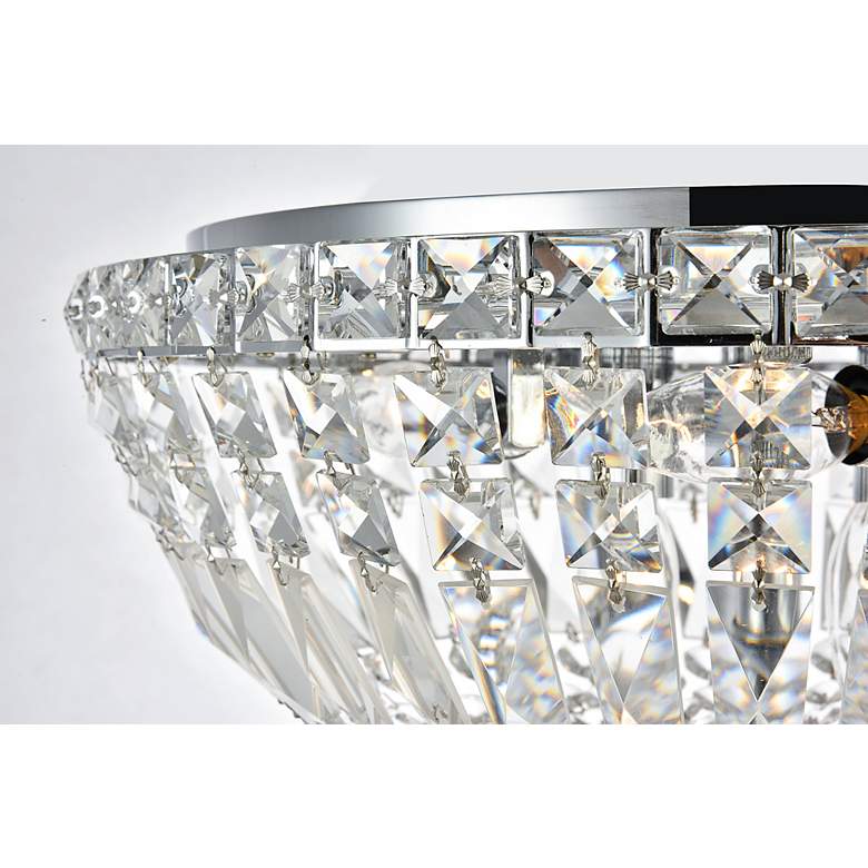 Image 3 Tranquil 6 Lt Chrome Flush Mount Clear more views