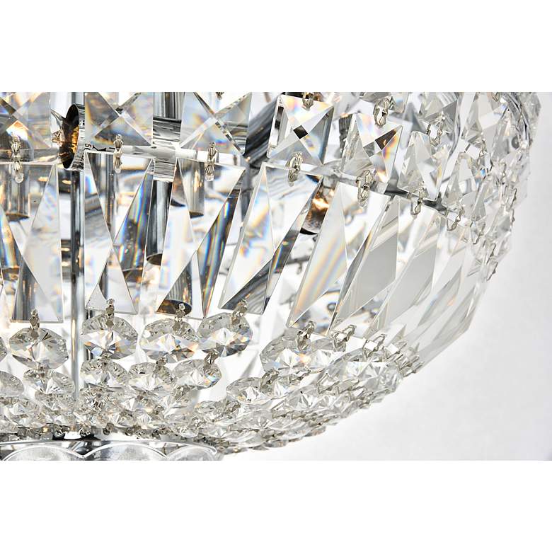 Image 4 Tranquil 6 Lt Chrome Flush Mount Clear more views