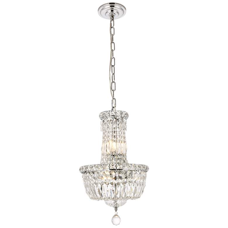 Image 1 Tranquil 6 Lt Chrome Pendant Clear