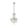 Tranquil 6 Lt Chrome Pendant Clear